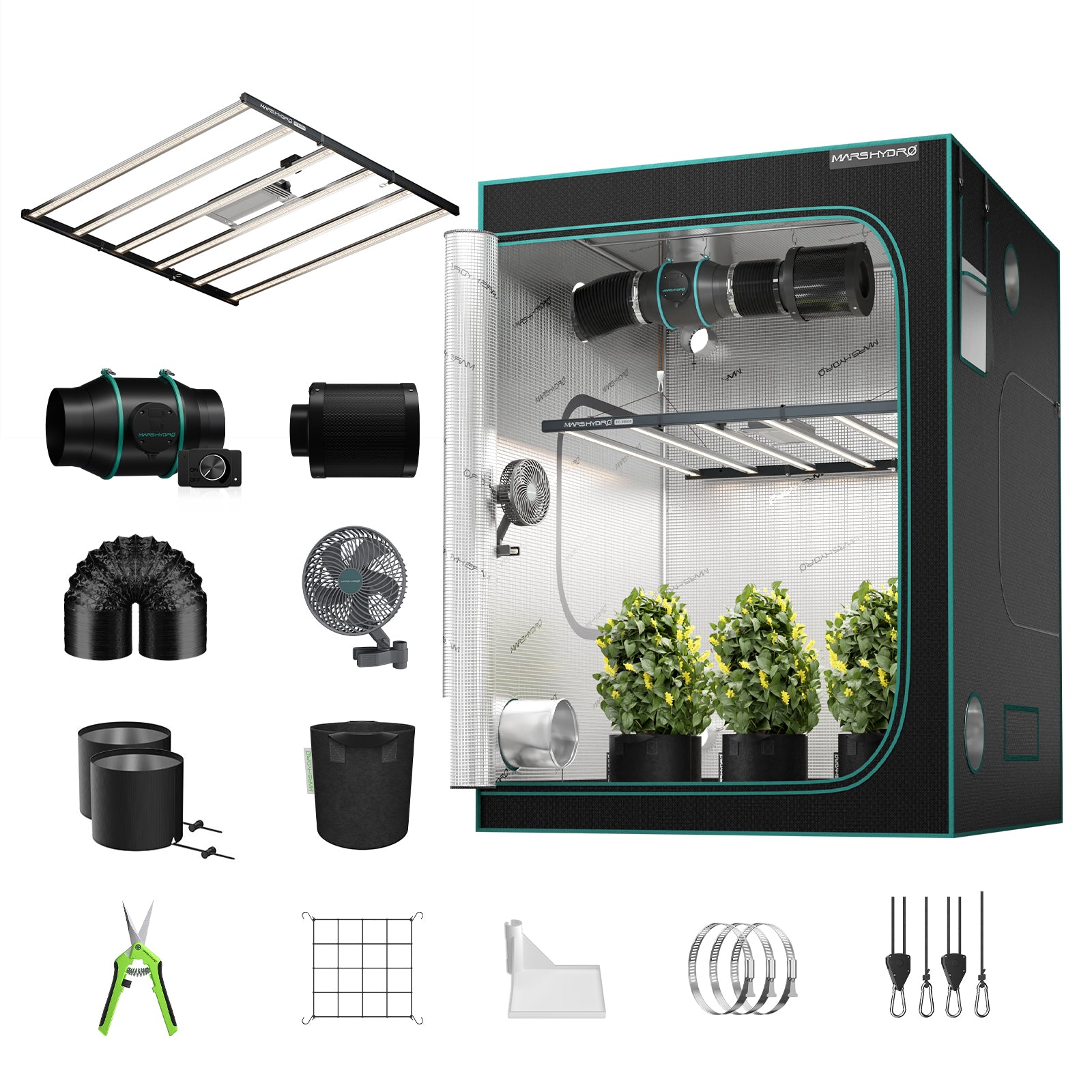 Mars Hydro FC-E6500 Complete Grow Tent Kits