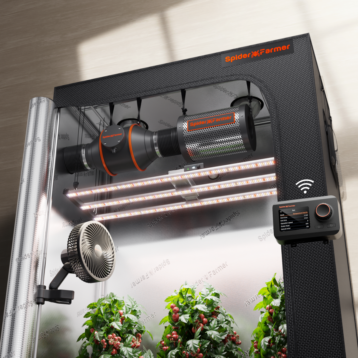 spider farmer grow tent kit review 2025 Spider Farmer G4500 140x70x200 cm Complete Grow Tent Kit – fastgrowstore